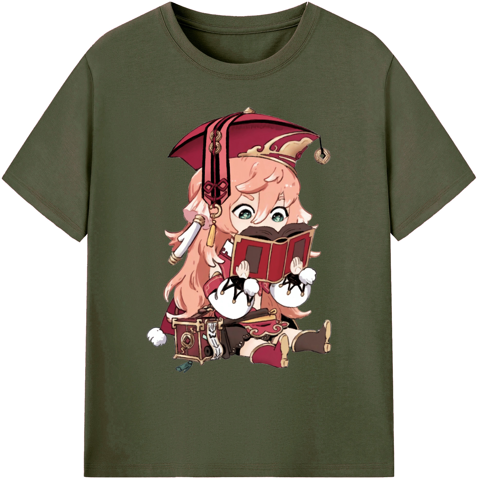 げんし神 ヤンフェイ genshin Yanfei 綿100％ メンズ半袖Tシャツ｜肌触りやわらか＆通気性